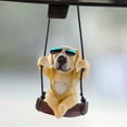 thumbnail image 1 of Swinging Dog Car Hanging Ornament, Car Mirror Hanging Accessories, Cute Swinging Dog Rear View Mirror Accessories, Cute Swing Bulldog Funny Auto Interior Home Decoration Accessories, 1 of 7