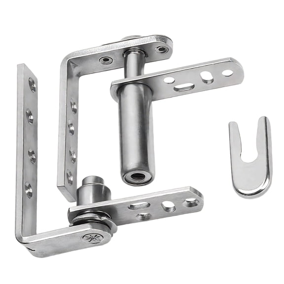 Swinging Door Hinges, Self Closing 304 Stainless Steel, Double Action, Cafe Door Hinges for Bar, Saloon, Restroom, Max. Door Weight 33 lbs / 15 kg