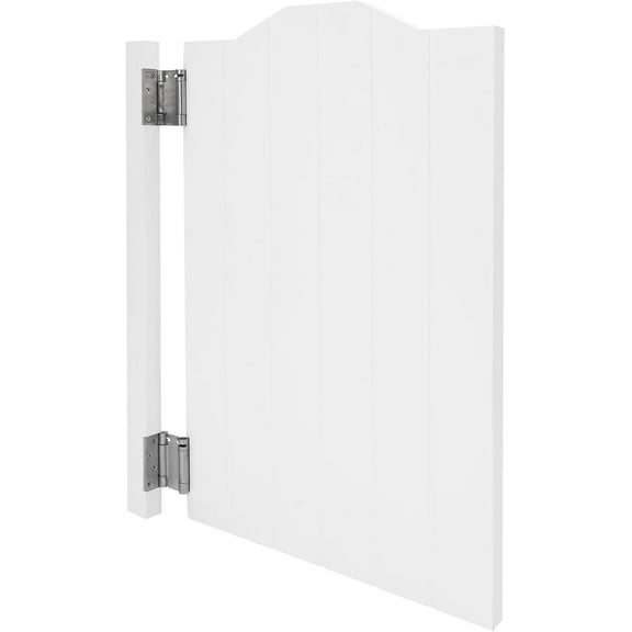 Swinging Door Partition Door Porch Entrance Swinging Door ONE Door White (White, 24.02 * 35.83in)