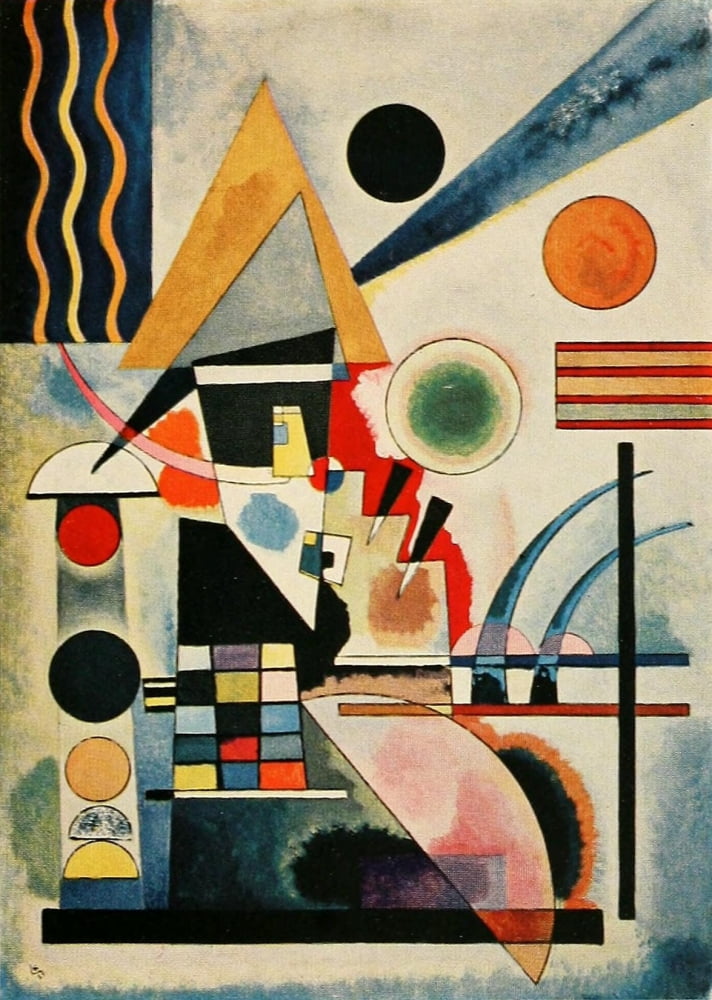 Swinging no291 1925 Canvas Art - Wassily Kandinsky (18 x 24)