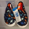thumbnail image 1 of Swingles Toddler Boy Blue Dinosaurs Slip-On Shoes, 1 of 2