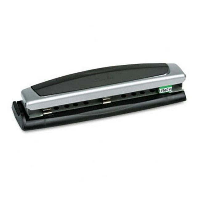 Swingline  10-Sheet Precision Pro Desktop Two- and Three-Hole Adjustable Punch  9/32   Holes