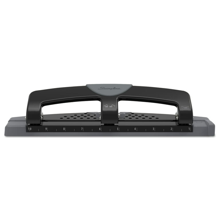 12-Sheet SmartTouch Three-Hole Punch, 9/32 12-Sheet SmartTouch Three-Hole Punch, 9/32