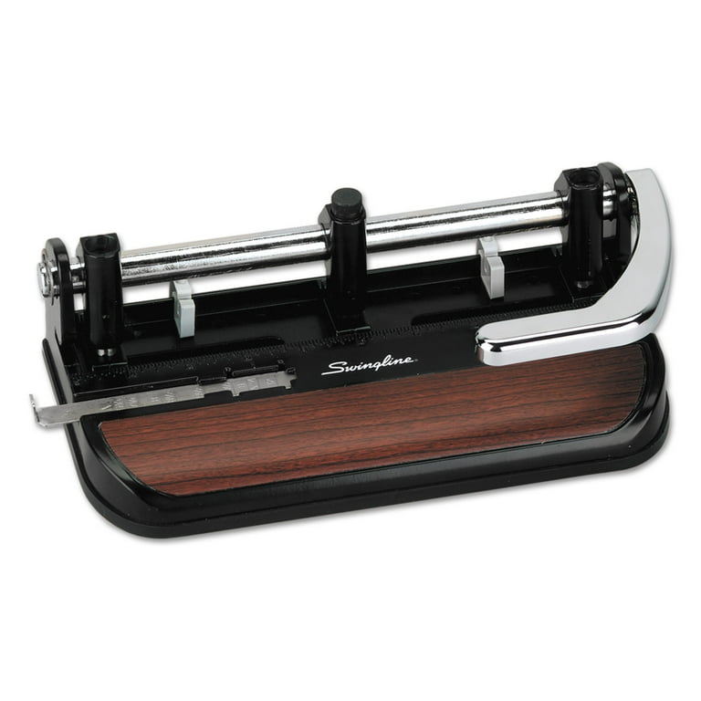 40-Sheet Accented Heavy-Duty Lever Action Two- to Seven-Hole Punch, 11/32 40-Sheet Accented Heavy-Duty Lever Action Two- to Seven-Hole Punch, 11/32