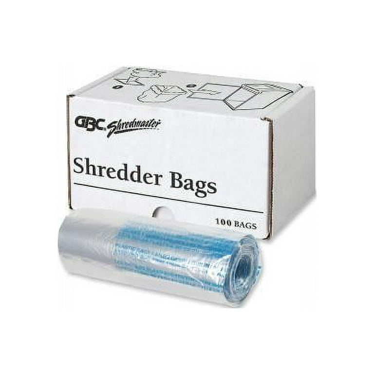 Plastic Shredder Bags, 6-8 gal Capacity, 100/Box Plastic Shredder Bags, 6-8 gal Capacity, 100/Box