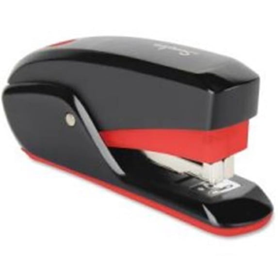 Swingline 64565 QuickTouch Reduced Effort Full Strip Stapler, 15-Sheet Capacity - Black & Red