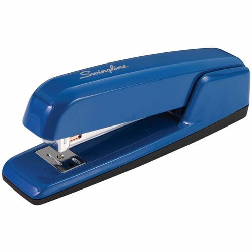 Swingline 747 Business Stapler, Staples Upto 25 Sheet of 20lb Paper, Holds Upto 210 Staple, Full Strip, Staple Size: 0.25", Top Loading, Royal Blue (S7074729) | 10-Pack (10 Total)