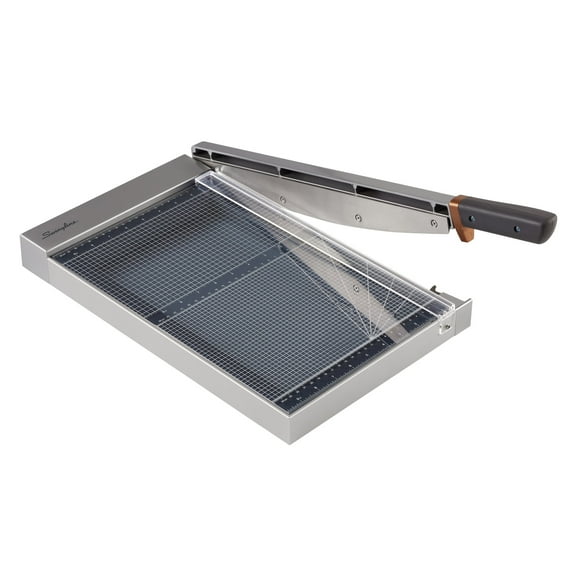 Swingline ClassicCut 1525G Guillotine Trimmer with EdgeGlow Glass 15 25 Sheets -
