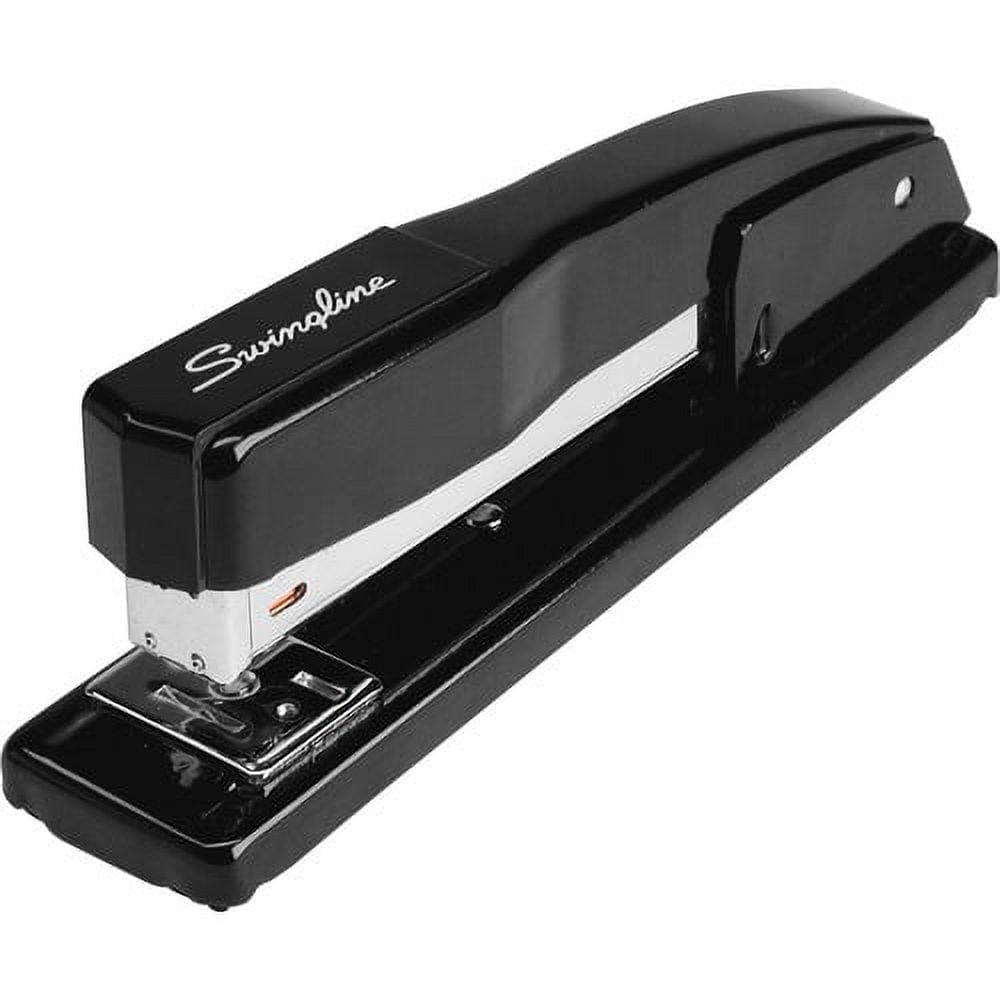 Black Metal Electric Desktop Stapler with Full Strip