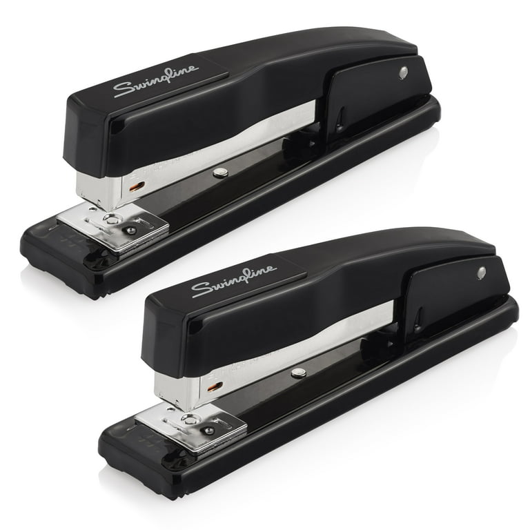 Swingline Commercial Desk Stapler, 20 Sheets, Black, 2 Pack (S7044401AZ) 