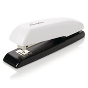 Swingline Manual Durable Desk Stapler, Antimicrobial, 20 Sheets, Black/White
