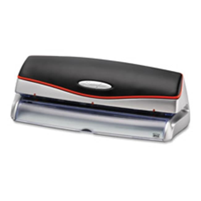 Swingline  Electric 3-Hole Punch - Black/Silver - 5 in. x 11.5 in. x 3.8 in.