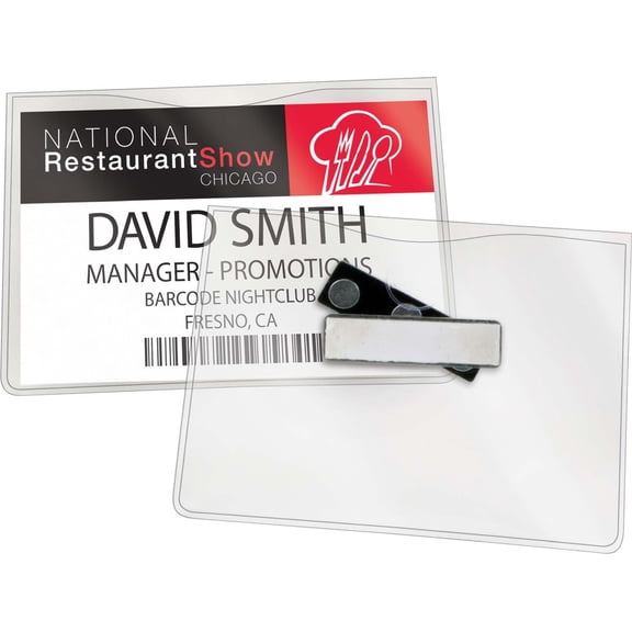 Swingline GBC Magnetic Badge Holders