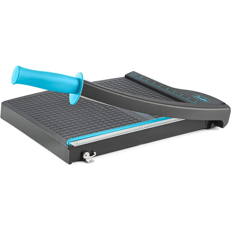 Swingline Guillotine Paper Cutter Heavy Duty 12 Inch Paper Cutting Board with Guard Rail Blade Lock Cuts Up to 10 Sheets Professional Manual Paper