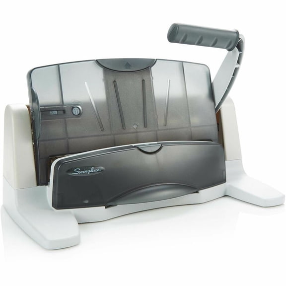 Swingline LightTouch Heavy Duty Punch, 50% Easier, 2-7 Holes, 40 Sheets