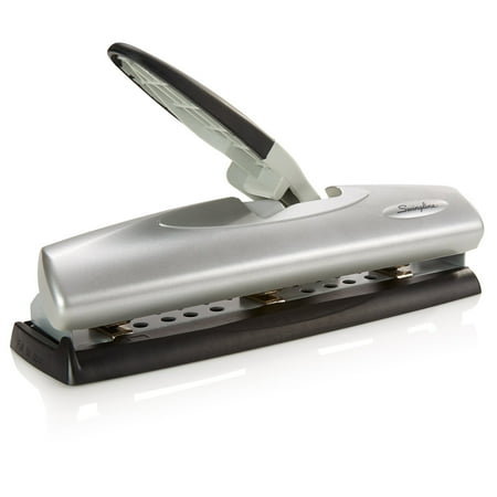 Swingline LightTouch High Capacity Desktop Punch, 2-7 Holes, 20 Sheets