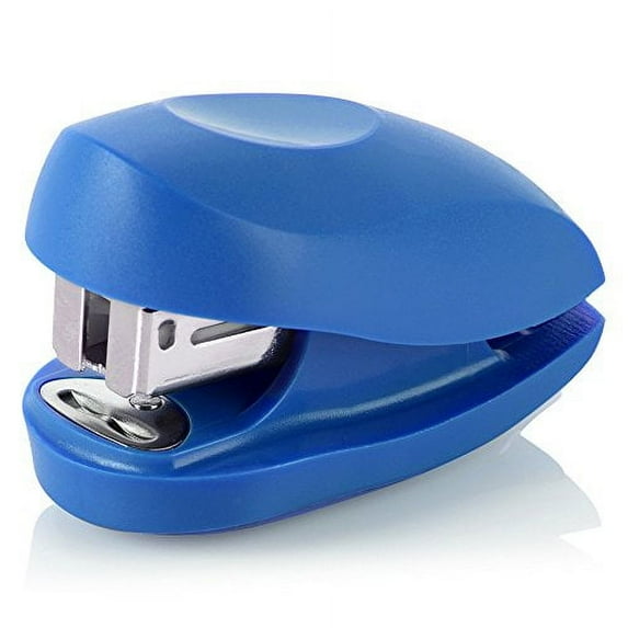 Swingline Mini Stapler, Tot, 12 Sheet Capacity, includes Built-In Staple Remover 1000 Standard Staples, Blue - S7079172