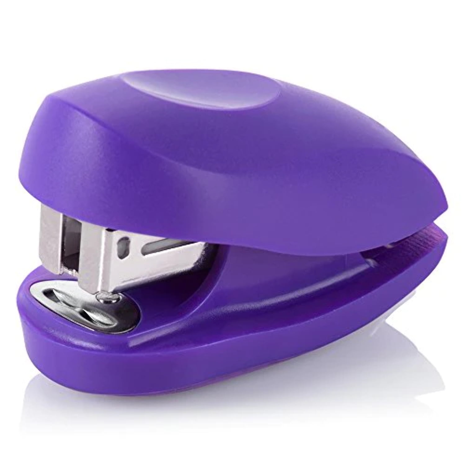 1PC Mini Plier Stapler Cute Handheld Desktop Stapler Purple