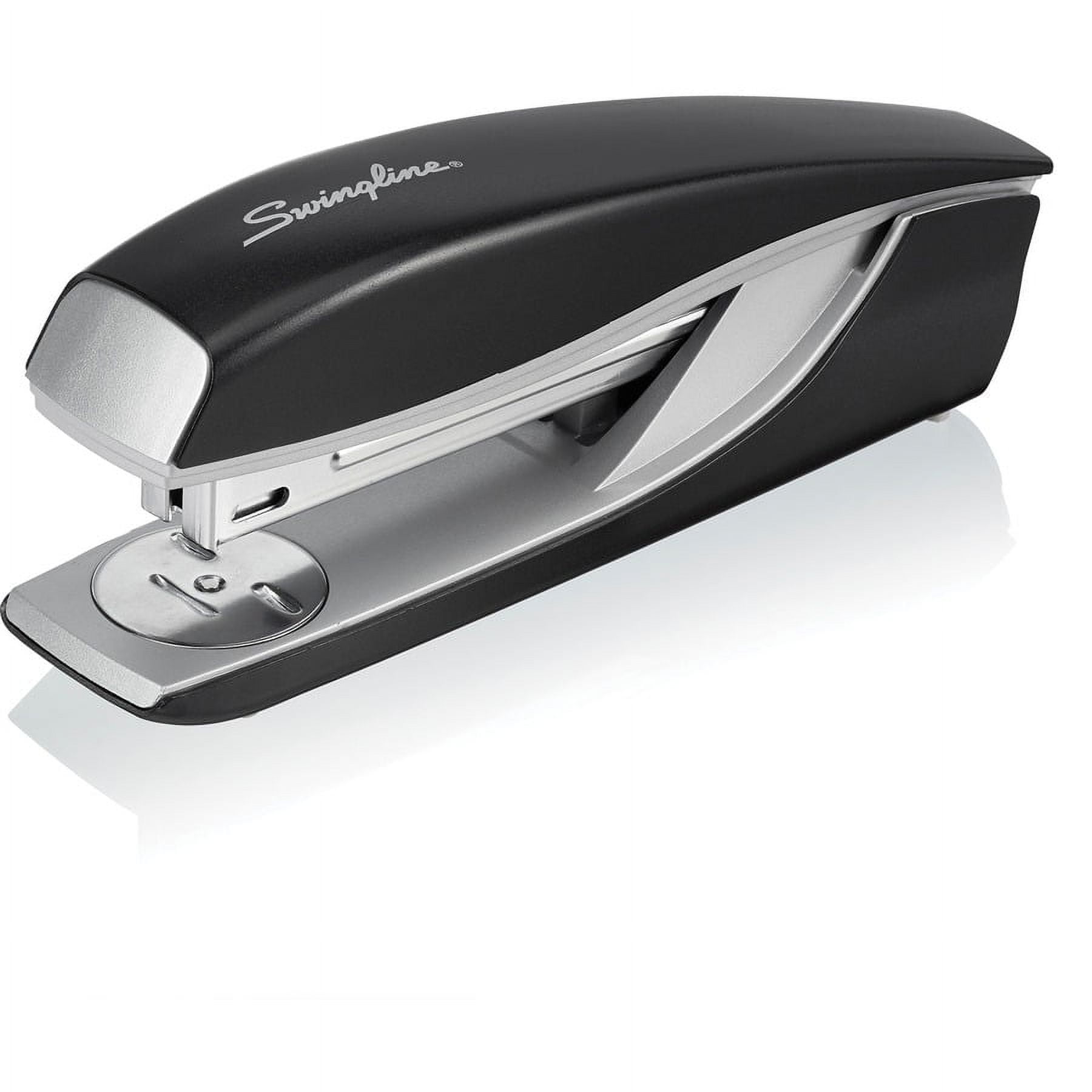 Swingline NeXXt Series Style Desktop Stapler - 40 Sheets Capacity - 210 Staple Capacity - Full Strip - 1 Each - Black Swingline NeXXt Series Style Desktop Stapler - 40 Sheets Capacity - 210 Staple Capacity - Full Strip - 1 Each - Black
