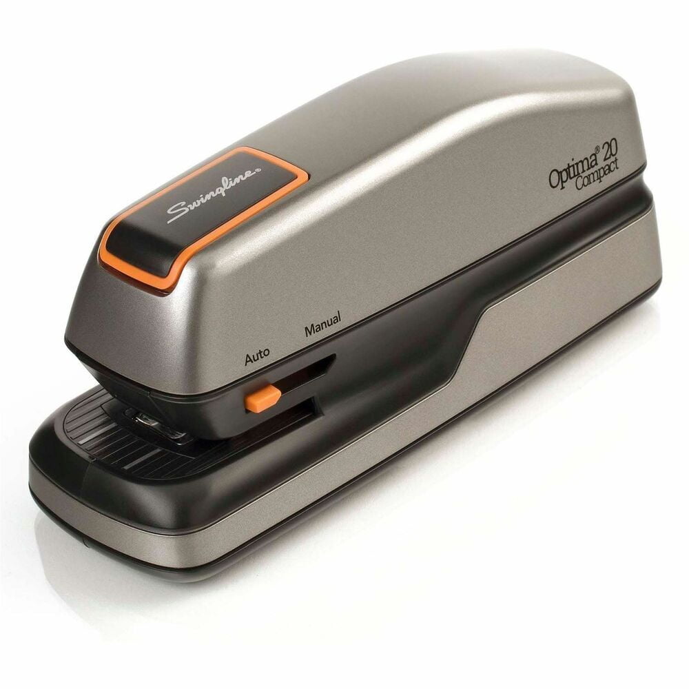 Swingline Optima 20 Compact Electric Stapler 20 Sheets Silver - Electric