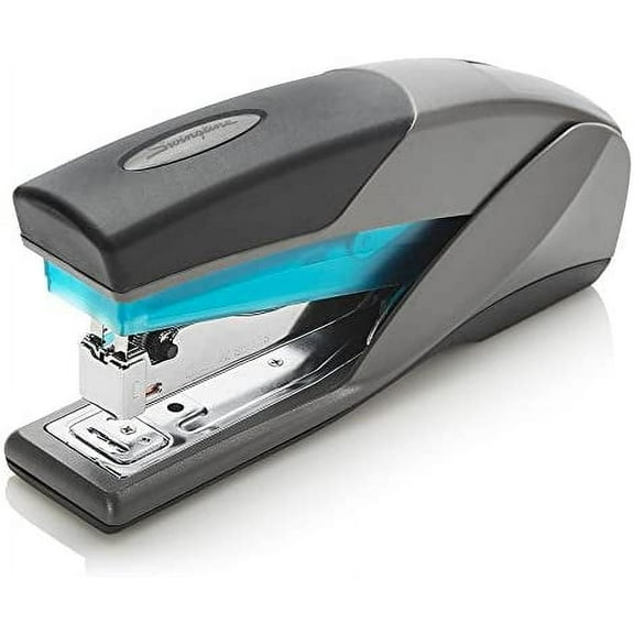 Swingline Optima 25 Reduced Effort Stapler, 25-Sheet Capacity, Slate Gray/Blue (66404)