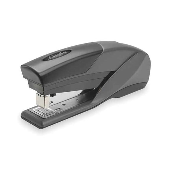 Swingline Optima 25 Reduced Effort Stapler, 25 Sheets, Gray/Orange