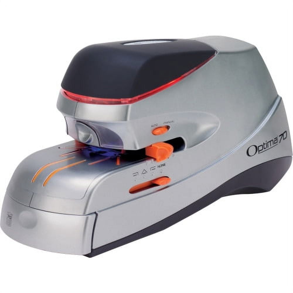 Swingline Optima 70 Electric Stapler 70 Sheets Capacity - 210 Staple Capacity - Full Strip - 3/8" Staple Size - Black, Silver