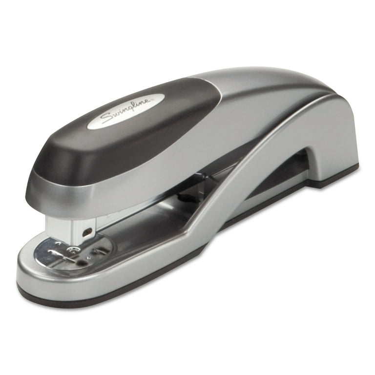 Optima Full Strip Desk Stapler, 25-Sheet Capacity, Silver Optima Full Strip Desk Stapler, 25-Sheet Capacity, Silver