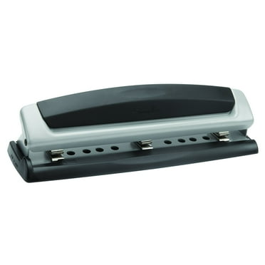 Swingline Precision Pro Desktop Punch, 2-3 Holes, Adjustable Centers, 10 Sheets