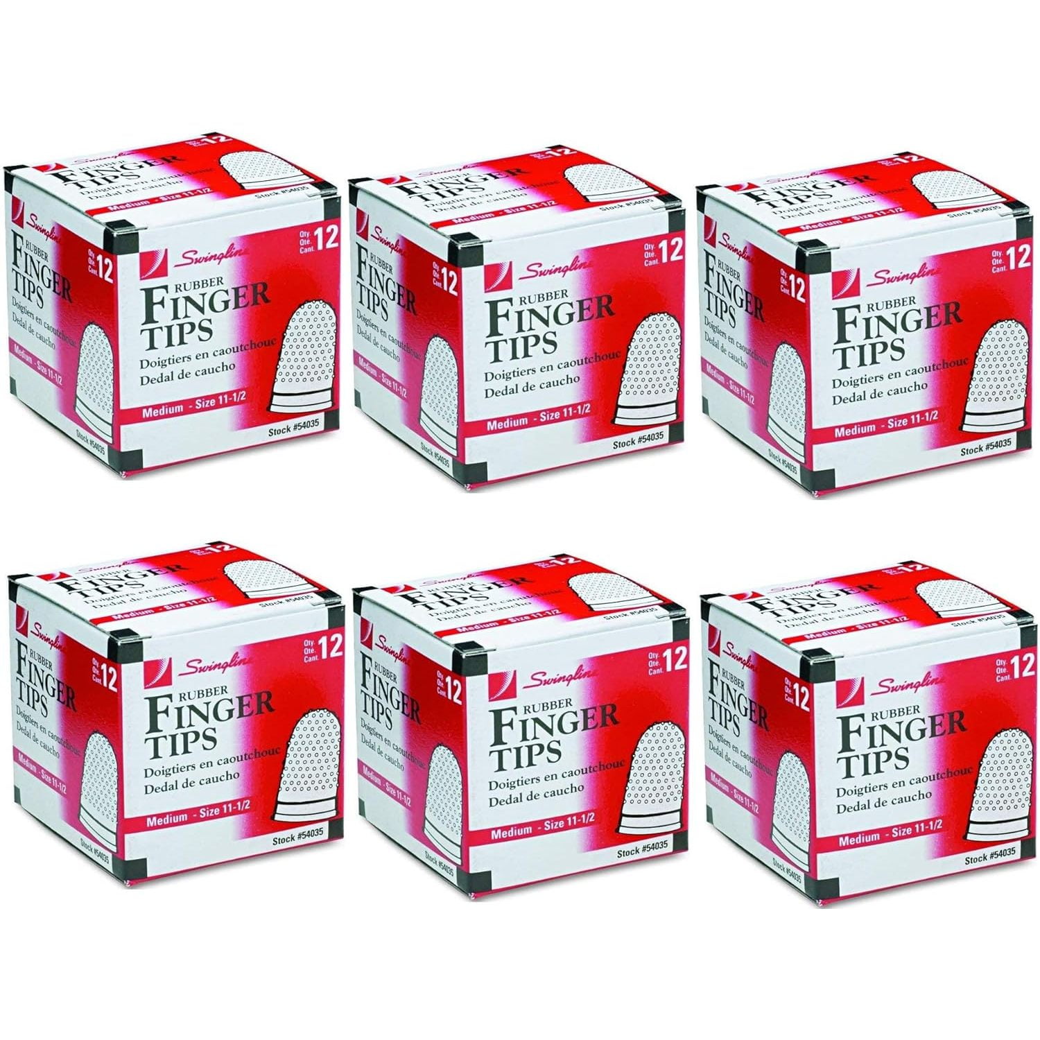 Swingline Products - Swingline - Rubber Finger Tips, Size 11 1/2