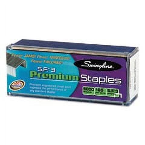 Swingline SF3 Premium Staples - 5000 per box-3PK