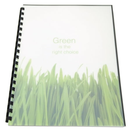 Swingline, SWI25817, Recycled Poly Binding Covers, 25 / Pack, Frost