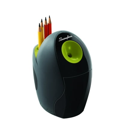 Swingline, SWI29966, Personal Electric Pencil Sharpener, 1 Each, Graphite,Green