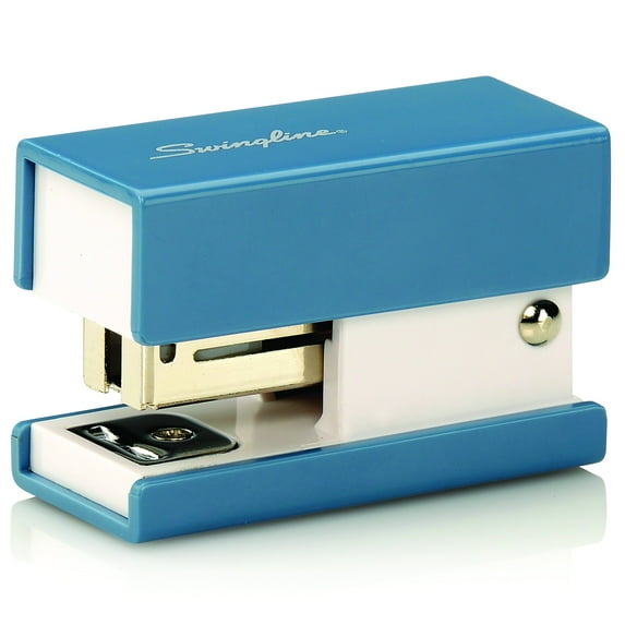 Swingline, SWI87872, Mini Fashion Stapler, 1 Each, Blue