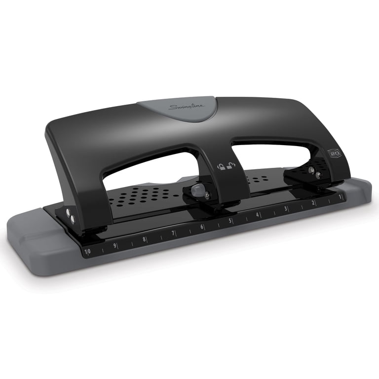 Swingline SmartTouch 3-Hole Punch, Low Force, 20 Sheets photo 1
