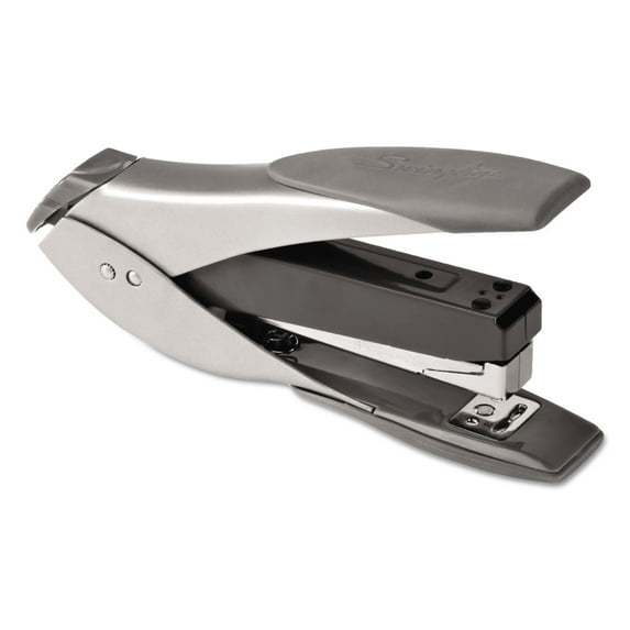 Swingline SmartTouch Compact Stapler, Half Strip, 25-Sheet Capacity, Silver/Gray -SWI66534