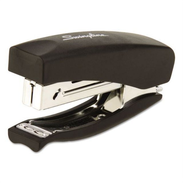 Swingline Soft Grip Half Strip Hand Stapler, 20Sheet Capacity, Black