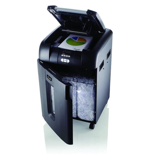 GBC Stack-and-Shred 600M Auto Feed Shredder, Micro-Cut, 600 Sheets, 10-20 Users