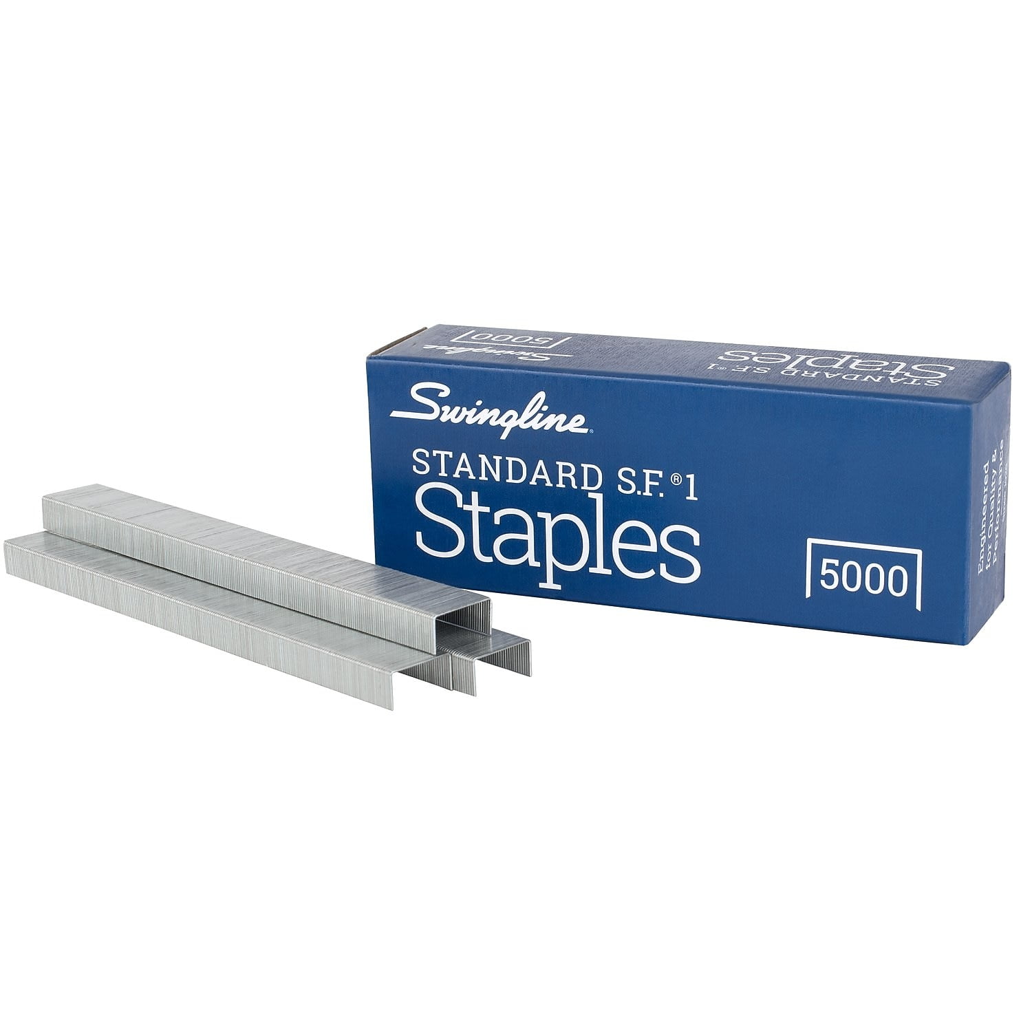 Swingline Standard Staples, 0.25" Leg Length, 5000/Box (35108)