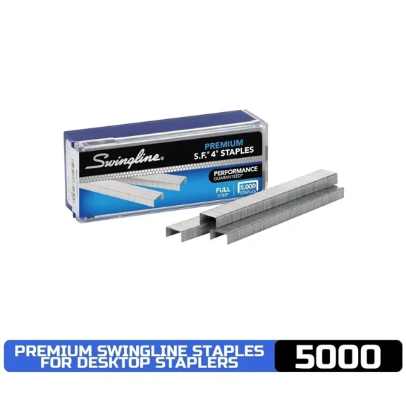 Swingline Staples, S.F. 4, Premium Staples For Desktop Staplers, 1/4 Length, 21