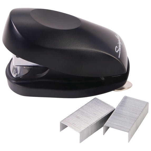 Swingline Manual Tot Stapler, 12 Sheets, Black