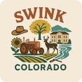 thumbnail image 1 of Swink Colorado Keepsakes Souvenir Vinyl Sticker – Destination Travel Keepsake Collectible (3-Inches Wide), 1 of 3