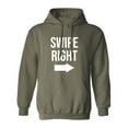 thumbnail image 1 of Swipe Right Adult Hooded Sweatshirt, 1 of 3