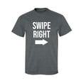 thumbnail image 1 of Swipe Right Adult Short Sleeve T-shirt, 1 of 4