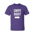 thumbnail image 1 of Swipe Right Adult Short Sleeve T-shirt, 1 of 4