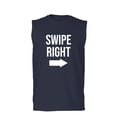 thumbnail image 1 of Swipe Right Adult Sleeveless Tee, 1 of 1