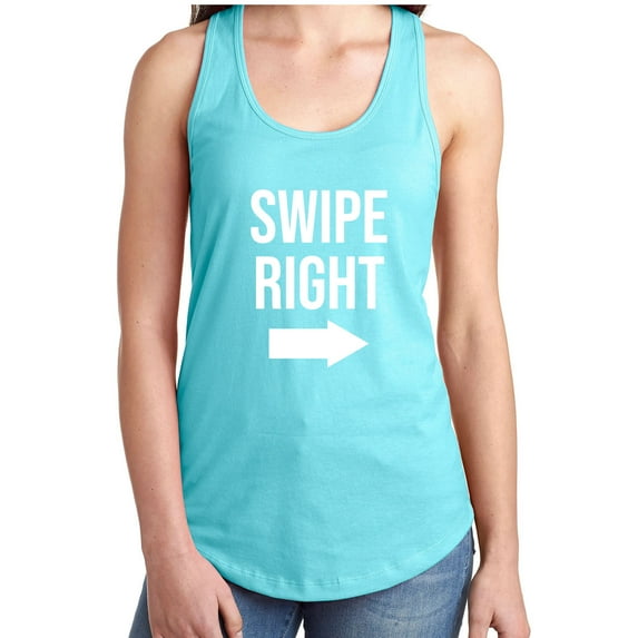 Swipe Right Racerback Tank
