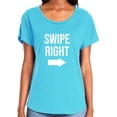 thumbnail image 1 of Swipe Right Womens Dolman Tee, 1 of 1