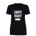 thumbnail image 1 of Swipe Right Womens crewneck tee, 1 of 1