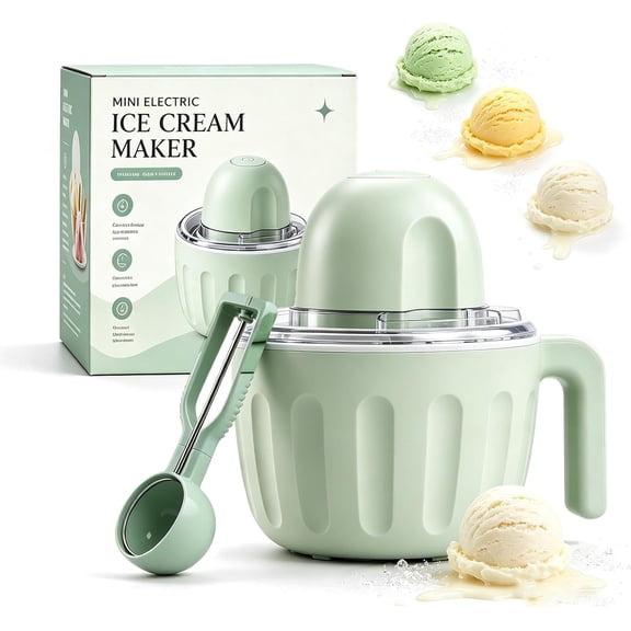 Swirl Cup Ice Cream Maker Rechargeable Mini Frozen Dessert Machine Cordless with Add-In Chute for Sorbet Gelato Yogurt 1PC